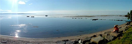 Peninver morning sea view